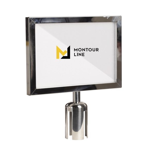 Stanchion Post Top Sign Frame 8.5x11